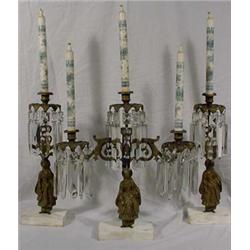 3 Piece Girondel Set, Ca. 1860