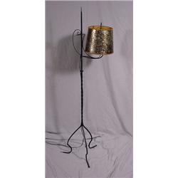 Adjustable Wrought Iron Floor Lamp