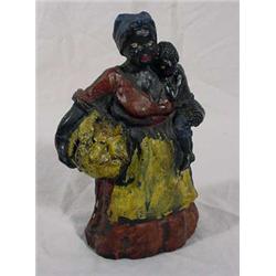 Cast Lead Figure of Mammy W/ Baby