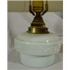 Image 4 : Bristol Type Glass Kerosene Lamp, Ca. 1860