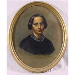 19th C. O/C Painting Signed "J.A. Haskell 1865"