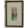 "Wallace Nutting" Signed hand colored Print