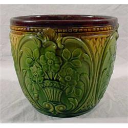 Majolica Flower Pot, Ca. 1900