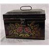Tole Painted Tin Deed Box, Ca. 1900
