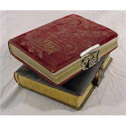 2 Early Photo Albums of 30+, Late 19th C.