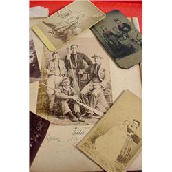 40+  Photographs & Empty Album, Late 19th C.