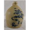 Image 1 : 1 Gallon Stoneware Jug "Hart", Blue Decorated