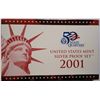 2001 silver proof set, original mint packaging