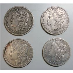 1885S-96S  VF -98S XF-01S XF Morgan $