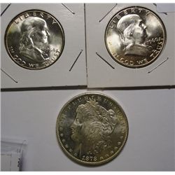 1878S MS62PL  Morgan $