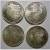 Image 1 : 4 CHOICE MS63 Morgan $  :1883O-1889-1880S-1882S PL