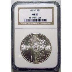 1885S Morgan $  NGC65
