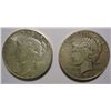 Image 1 : 1925S  AU and 1934S VF30 Peace $