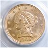 Image 2 : 1905 $2 1/2 GOLD  PCGS64