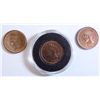 Image 1 : 1880 AU mostly red-1900 AU-1903 MS63 R/B Indian penny