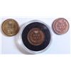 Image 2 : 1880 AU mostly red-1900 AU-1903 MS63 R/B Indian penny