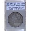 1921-S Morgan Silver Dollar PCGS  AU-55w/Appraisal