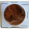 Image 1 : 2011Pure Copper Round Depicting Walking Liberty