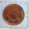 Image 2 : 2011Pure Copper Round Depicting Walking Liberty