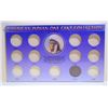 Image 8 : 5 Misc. Commemorative Coin Cards w/Starter Coins