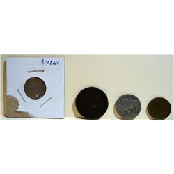 Lot-18?? Three Cent Coin,Buf nickel,1953 Penny,unk