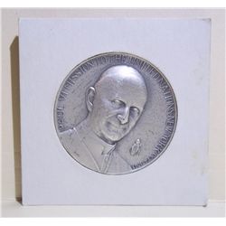 1965 Pope Paul VI Mission to UN Coin Pure Silver