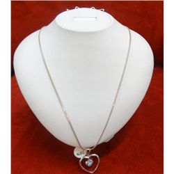 Millefiori Murano Glass Double Heart