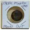 Image 1 : 1790VOC Utrecht Duit struck 1840-43 Dutch Colonial