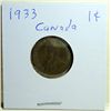 1933 Canadian Penny Highly Collectible!