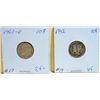 Lot-1942 Mercury VF& 1961-D Roosevelt EF+ Dimes