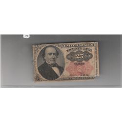 25 CENT FRACTIONAL CURRENCY