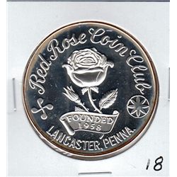 1966 BUCHANAN PROOF SILVER ROUND