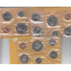 1969 1970 1971 CANADA MINT SETS LOT
