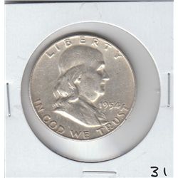 1954 D FRANKLIN HALF