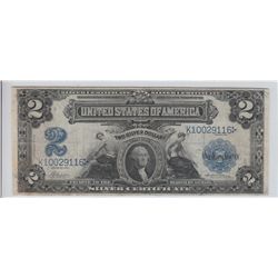 $2 1899 SILVER CERTIFICATE STRONG EYE APPEAL