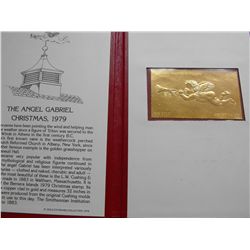 BERNERA ISLANDS 1979  24 KARAT GOLD 10 EURO STAMP