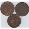 Image 1 : LOT OF 3 LARGE CENTS