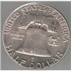Image 2 : 1963 FRANKLIN SILVER HALF 50c