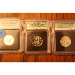 Lot Of 3 Graded (PR 70- D Cameo) 2000 Qtrs)