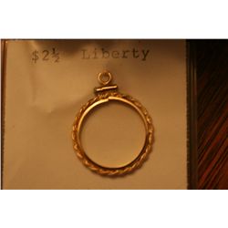 Gold Bezel $2 1/2 Liberty