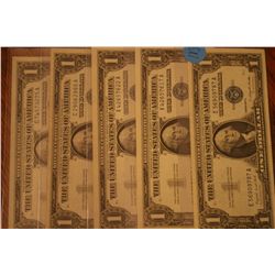 Lot Of 5 Silver Certificates