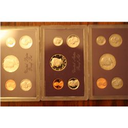 Lot Of 3 Proof Sets (1987,1986, & 1989)