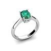 Genuine 1.90 ctw Emerald Ring 14kt White or Yellow Gold