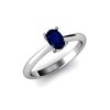 Genuine 0.60 ctw Sapphire Ring 14kt White or Yellow Gold