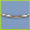 Image 1 : Genuine 14kt Italian 4mm, Omegas Half Round, 23.1gr