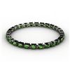 Image 1 : Genuine  21.24 ctw Tourmaline Bracelet 18kt White or Yellow Gold 9.9g
