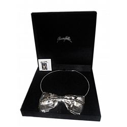 Yaacov Heller: Bowtie Choker OR Textured Choker