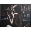 Image 1 : Perez, Fabian: ANNA AT THE BAR, Description: Hand embellish AP