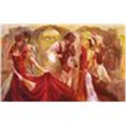 Sotskova, Lena: MIDSUMMER DREAM: Size: 34x22. Edition: /375. Giclee on canvas embellished. Descripti