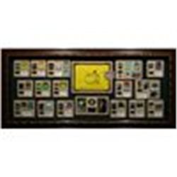 Golf:SPECIAL MASTERS CHAMPIONS signed colled with original Badges (1987-2011) Master Champion 25 yea